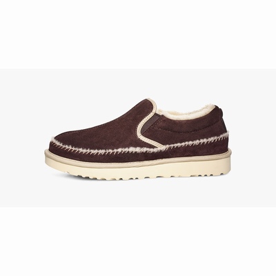 Botas UGG Neumel Stitch Slip-On Homem Marrom | PT-RXTVQ